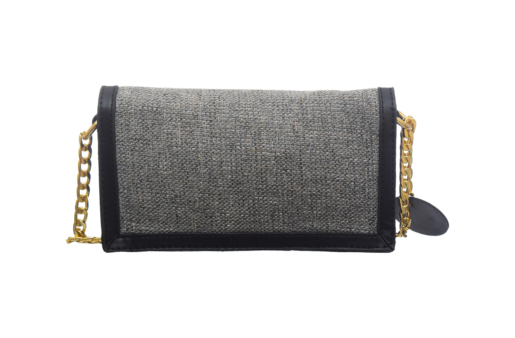 Rotitoo Burlap Faux Leather Crossbody Bag for Women — صورة 3