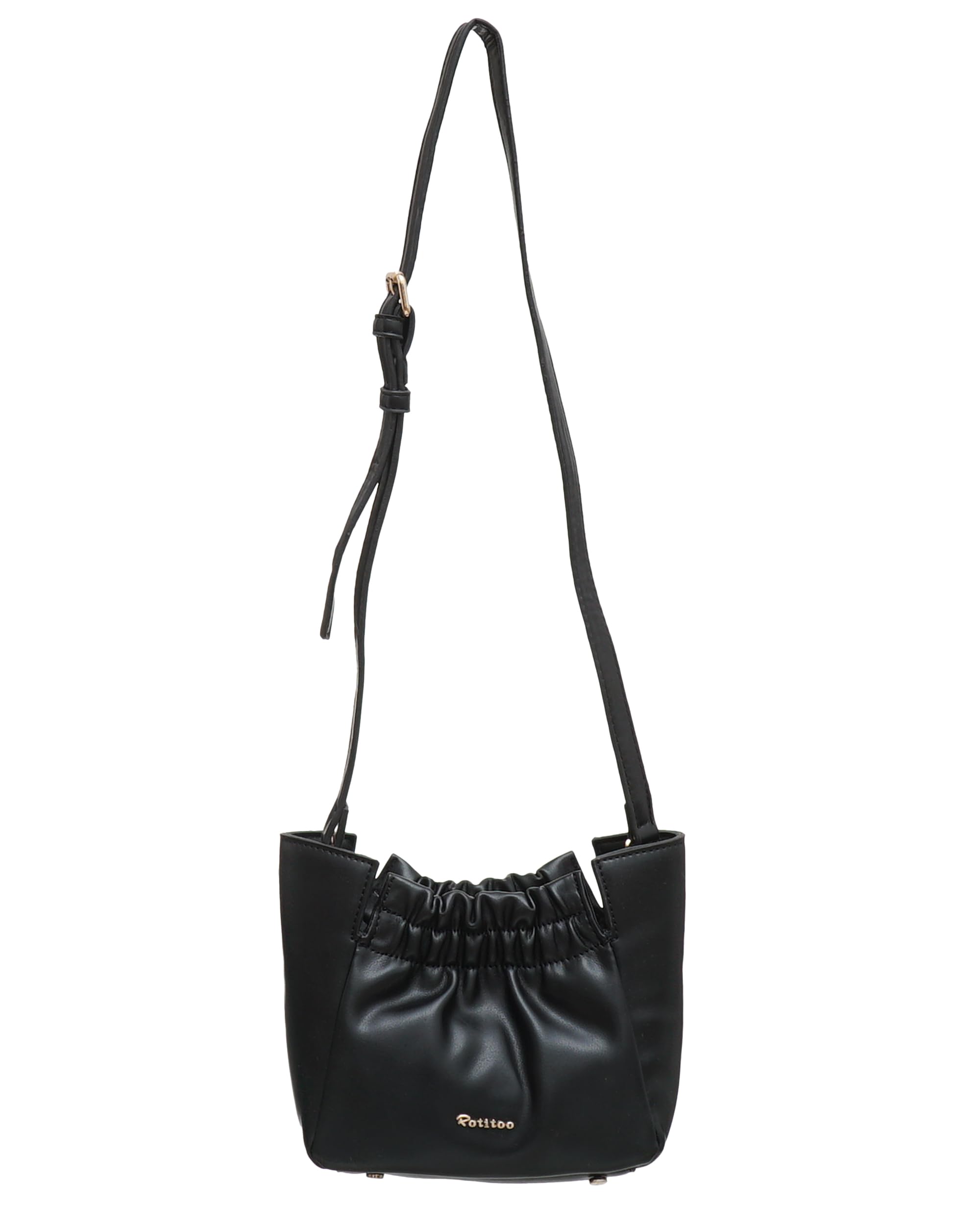 Rotitoo Women's Crossbody Bag with Chain Handle and Extra Shoulder Strap — Rt — 142-2