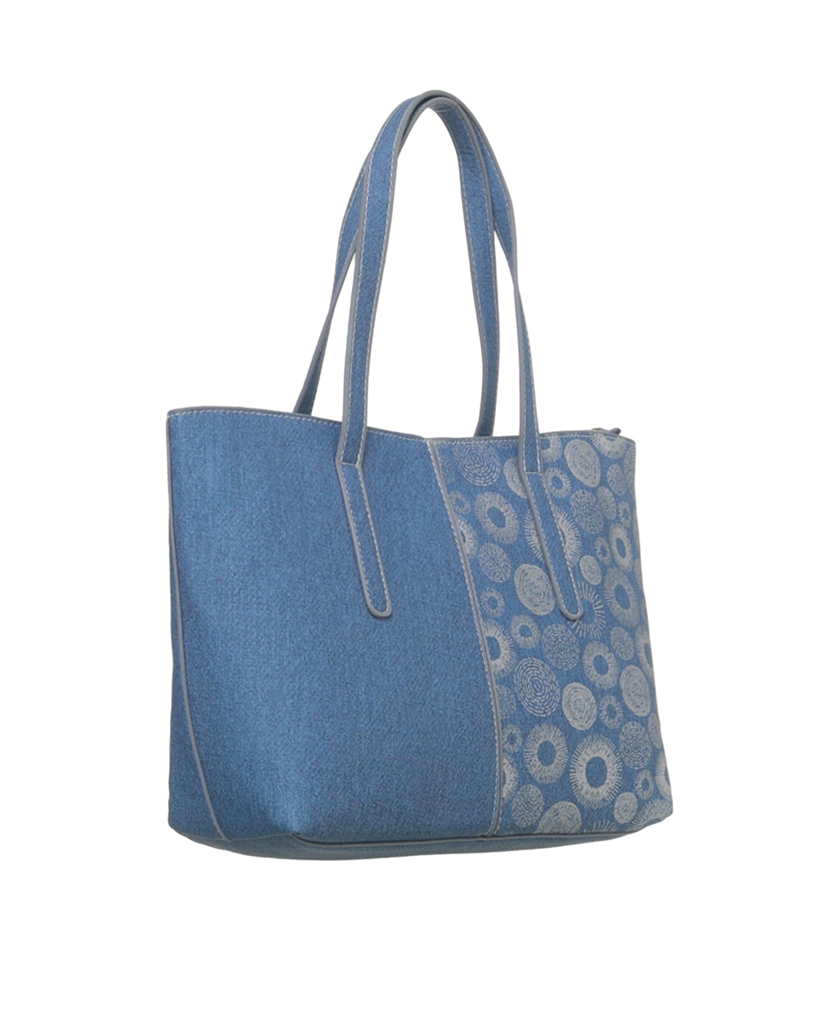 Rotitoo Women's RT — 130Parent 26x44 Round جينز Tote Bag — صورة 2