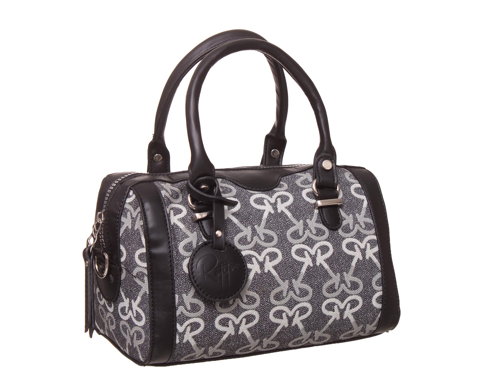 Rotitoo Women's Leather Print Canvas Handbag — صورة 2