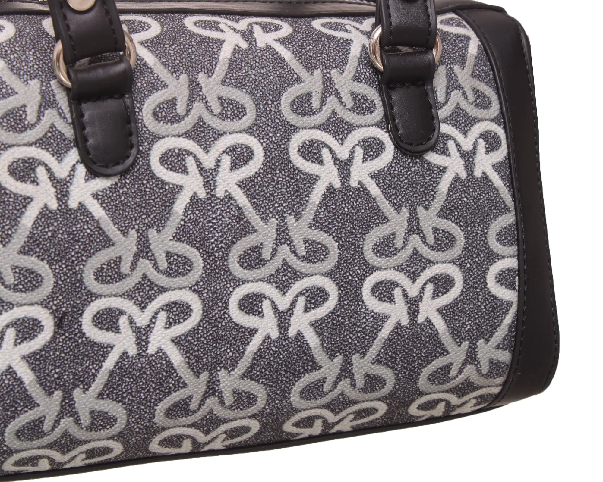 Rotitoo Women's Leather Print Canvas Handbag — صورة 3