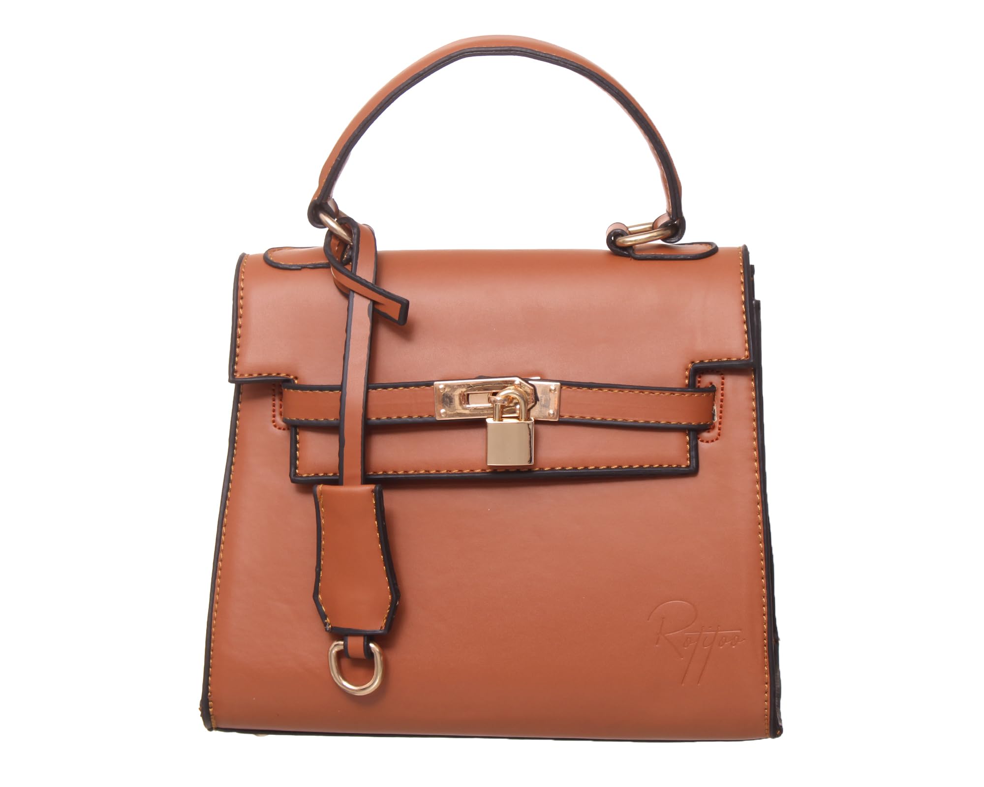 Rotitoo Women's Natural Leather Handbag — RT — 78-1-Havan