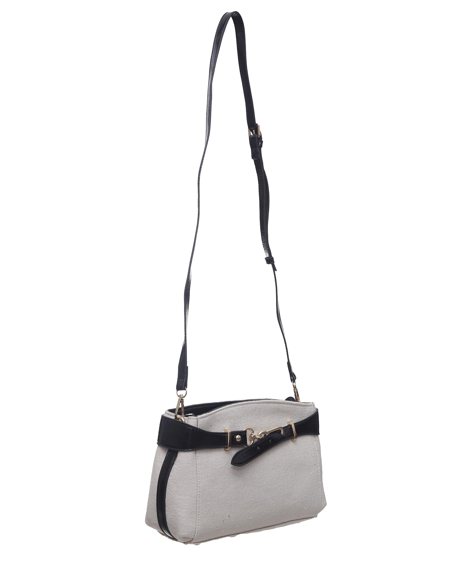 Rotitoo Women's 20 x 30 cm Leather Burlap Crossbody Bag — صورة 2