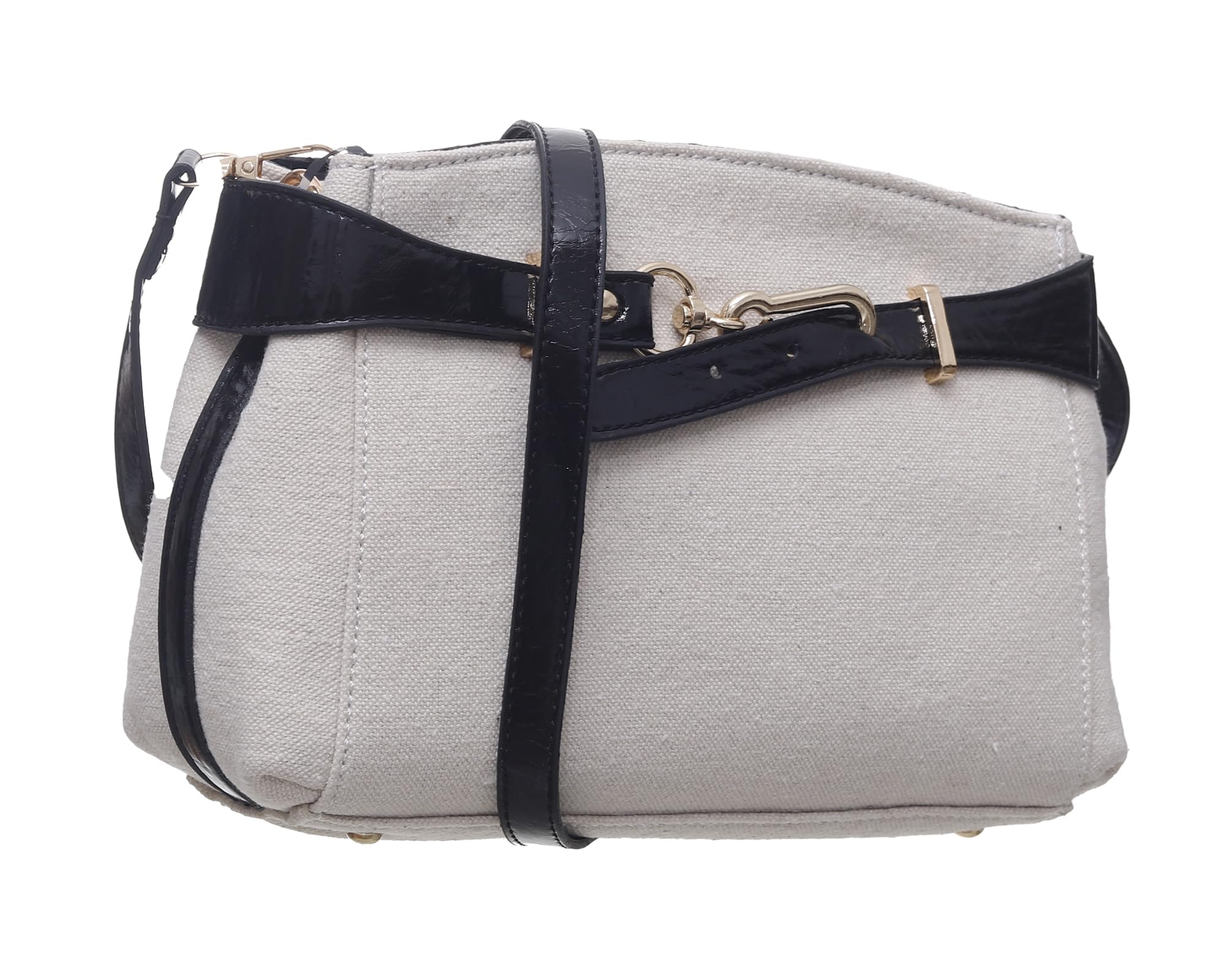 Rotitoo Women's 20 x 30 cm Leather Burlap Crossbody Bag — صورة 3