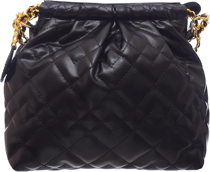 glitter & matte shrink leather crossbody handbag for women black r black r